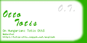 otto totis business card
